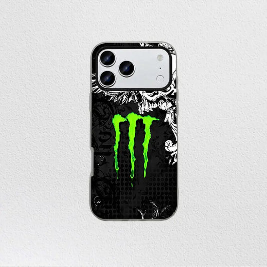Dark Gothic Skull Monster Soft TPU Shockproof Phone Case for iPhone 13-17 Pro Max Series