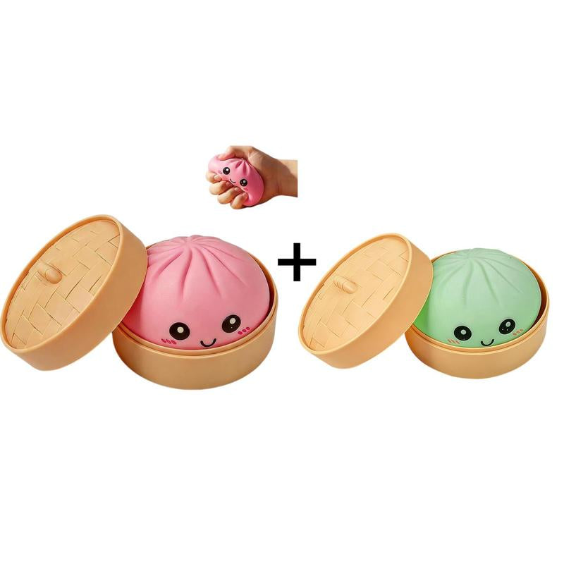 2026 Christmas Mini Squishies Advent Calendar: 24-Day Holiday Countdown Fidget Set with Cute Dumpling Squeeze Figures for Indoor Recreation, Stocking Stuffers, and Party Favors for All Ages