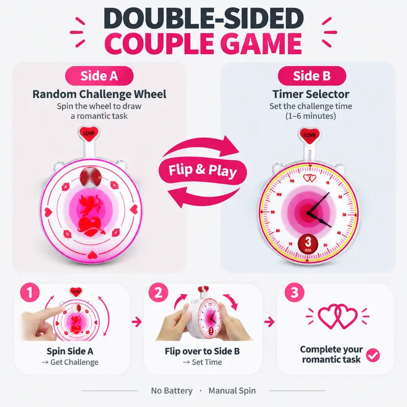 Double-Sided Heart Dice Game