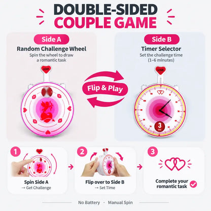 Double-Sided Heart Dice Game