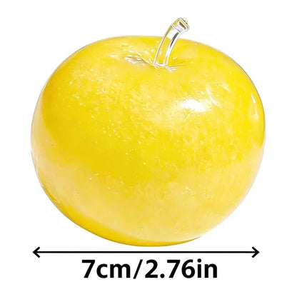 Yellow Apple Slushy Squishy Toy - ASMR Experience for Kids, Soft and Safe Playtime Accessory