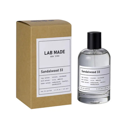 Clean Musk & Santal Eau de Parfum | Lab-Crafted Fragrance | 3.4 oz / 100 ml | Fresh Unisex Fall Scent with Pear, Apple, Citrus, Ambrette, Moss, Jasmine & Cedarwood Notes