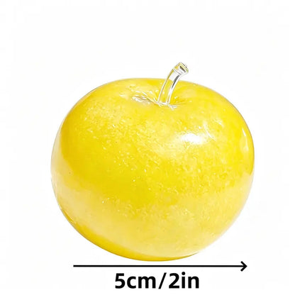Yellow Apple Slushy Squishy Toy - ASMR Experience for Kids, Soft and Safe Playtime Accessory