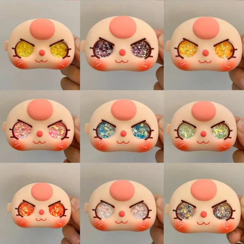 Baby Three 100/200% Plush Toy Blind Box Sand Eye Doll Face Complete Set