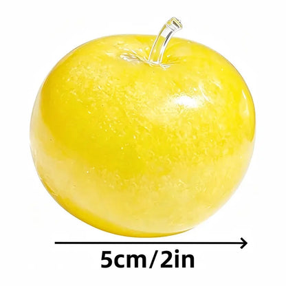 Yellow Apple Slushy Squishy Toy - ASMR Experience for Kids, Soft and Safe Playtime Accessory