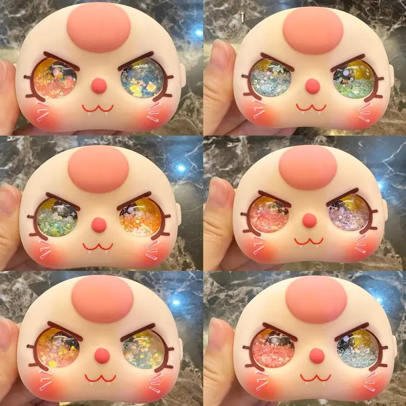 Baby Three 100/200% Plush Toy Blind Box Sand Eye Doll Face Complete Set