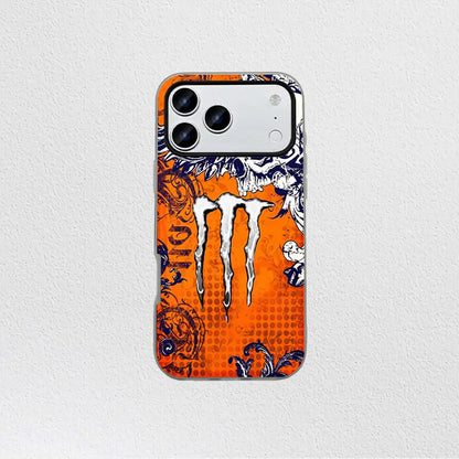 Dark Gothic Skull Monster Soft TPU Shockproof Phone Case for iPhone 13-17 Pro Max Series