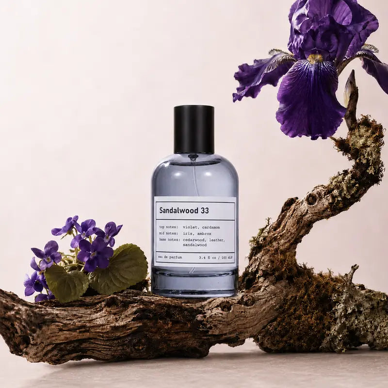 Clean Musk & Santal Eau de Parfum | Lab-Crafted Fragrance | 3.4 oz / 100 ml | Fresh Unisex Fall Scent with Pear, Apple, Citrus, Ambrette, Moss, Jasmine & Cedarwood Notes